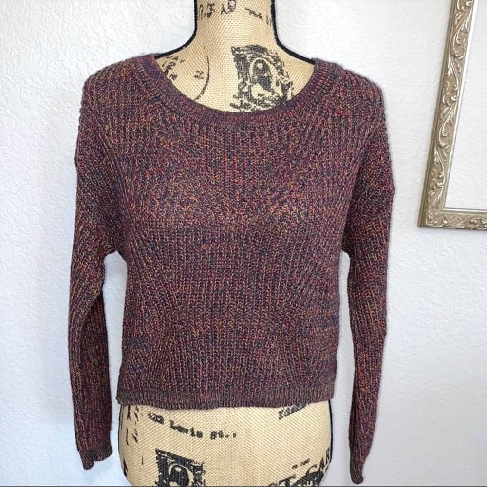 Express Size Xs High Low Open Back Sweater - image 3